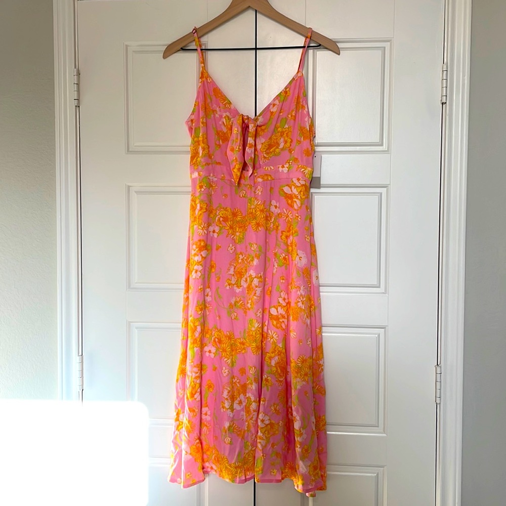 BP Nordstrom dress. Vintage print rayon and polyester